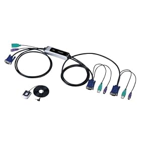 SANWA SUPPLY �茳�X�C�b�`�t��PC�����ؑ֊�(2:1) SW-KVM2WVX