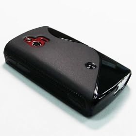 ���������I EMOBILE Sony Ericsson mini S51SE Wave Design TPU Case, Solid Black �E�F�[�u�E�f�U�C�� �\�t�g�P�[�X, �\���b�h�E�u���b�N ST15I-WTPU-11