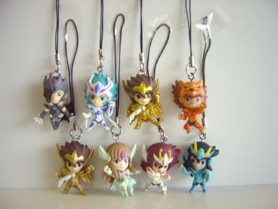 聖闘士 星矢 セイントセイヤ Ω 聖闘士ストラップ フル 全8種 全8種 1 エデン 2 ユナ 3 栄斗(はると) 4 光