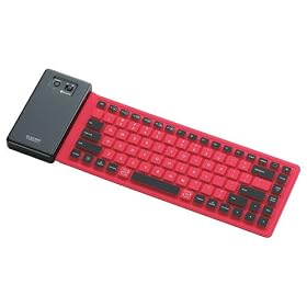 ELECOM ����V���R��Bluetooth�L�[�{�[�h iPhone4�E4S�p �p���z�� ���b�h TK-FBS035ERD