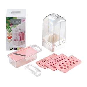 【クリックで詳細表示】パール金属 ハートメイドキッチン倶楽部 コンパクト 縦型野菜 調理器 セット C-784