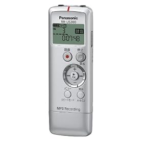 Panasonic IC���R�[�_�[ �V���o�[ RR-US300-S