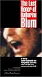 Lost Honor of Katarina Blum [VHS] [Import]