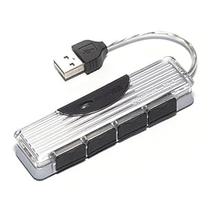 【クリックで詳細表示】シグマAPO 4ポート蓋付バスパワーハブ HBH4CSV