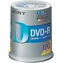 Sony DVD-R 4.7GB �f�[�^�p 16�{���Ή� �X�s���h���P�[�X �z���C�g�v�����^�u�� 100���p�b�N 100DMR47HPH