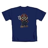  Nintendo - T-Shirt Mario Distressed (en S)