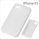 iPhone4S シルキータッチシリコンジャケット/ホワイト