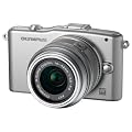OLYMPUS �}�C�N����� PEN mini E-PM1 �����Y�L�b�g �V���o�[ E-PM1 LKIT SLV