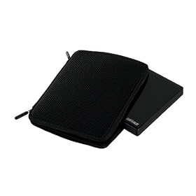 iBUFFALO �L�������O�P�[�X �|�[�^�u��DVD/Blu-ray�h���C�u�p �u���b�N BSINDC01BK