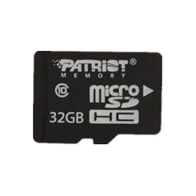 �y32GB�z PATRIOT microSDHC�J�[�h class10 SD�ϊ��A�_�v�^�t PSF32GMCSDHC10