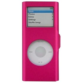 Aluminum Case for 2nd iPod nano/PINK