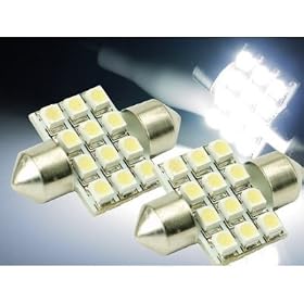 12�A�����P�xLED���[�������v�z���C�g2�� T10�~31mm as58-2