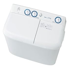 Haier+5.5kg�񑅎�����@+�z���C�g JW-W55C(W)