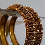 Multi Non-Precious Metal Brass Traditional Bangle Set of 2