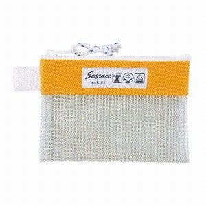 【クリックで詳細表示】セキセイ セグレス メッシュケース CARDサイズ カード イエロー AZ-2310-50