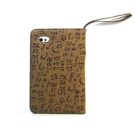 �y�S7�F�zSAMSUNG GALAXY Tab SC-01C / P1000 �P�[�X PU���U�[�P�[�X�J�o�[�@���j�[�N�̊؍��ꕿ�@���J���@�X�g���b�v�t�@�_�[�N�u���E���@����t���ی�t�B�����t���i1463-3�j