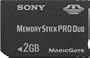 SONY �������[�X�e�B�b�NPRO Duo 2GB MSX-M2GS