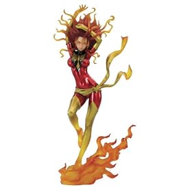 DARK PHOENIX MARVEL BISHOUJO �X�^�`���[ �_�[�N�t�F�j�b�N�X (1/8�X�P�[��PVC�h���ς݊����i)
