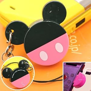 【クリックで詳細表示】ディズニー MuPods ミューポッズ 総合端末用キャラダプター ピンク