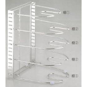 【クリックで詳細表示】3WAY キッチンラック 4240024