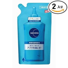 【クリックでお店のこの商品のページへ】サクセス 薬用シャンプー つめかえ用 (2入り)