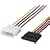 ELECOM �V���A��ATA�d���ϊ��P�[�u�� 4pin�R�l�N�^���X-SATA�p���[�R�l�N�^ 4pin�I�X-15pin���X CFD-SAT2P05