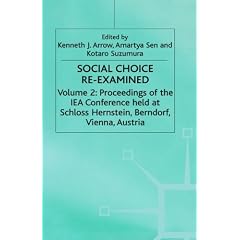 Social Choice Re-examined: v.2 (IEA/Macmillan)