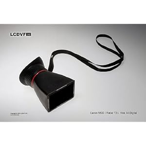 【クリックでお店のこの商品のページへ】LCDVF3/2液晶フード LCDビューファインダー HDSLR(Canon 60D/550D/600D/T2i/T3i/kissX4/X5)用[正規代理店ルート国内2年保証]
