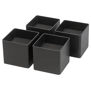 【クリックで詳細表示】山善(YAMAZEN) 脚のびたくん角脚用(こたつ・テーブル用継脚)4個入り K-952： ホーム＆キッチン