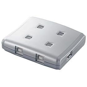 ELECOM USB2.0�蓮�ؑ֊� USS2-W4