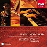 [Music] Brahms: Sonata for 2 Pianos; Mendelssohn: Piano Trio #1; Martha Argerich