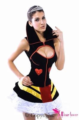 ハロウィン　衣装　アリス　トランプ兵　女王陛下　2ピース【ランジェリー】【コスプレ】