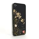 SP335:iPhone4S/4用デコレーションシール「ふるる　彩（いろどり）装飾シート」夜桜に流水」