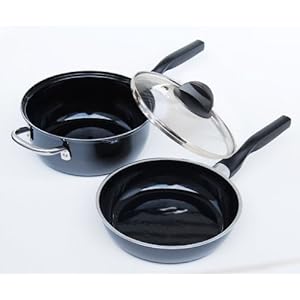 【クリックで詳細表示】silit silargan 【日本正規品】 ガラス蓋付 ニューシングルセット ブラック