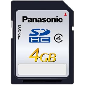 Panasonic SDHC�������[�J�[�h 4GB RP-SDP04GJ1K