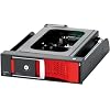 Logitec �����^HDD���[�_�[���C�^ 3.5�C���` SATA�ڑ� ��p�t�@������ 5�C���`�x�C�����^ ���b�h LHR-IS01RD