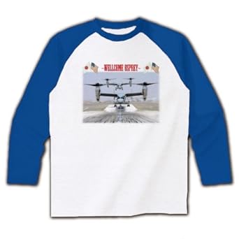  熱烈歓迎！オスプレイ ラグラン長袖Tシャツ