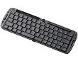 ELECOM iPad/iPhone4/4S/3GS/3G/iPod touch �Ή� �܂肽����Bluetooth�L�[�{�[�h �p���z�� �u���b�N TK-FBP017EBK