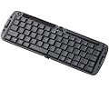 ELECOM iPad/iPhone4/4S/3GS/3G/iPod touch �Ή� �܂肽����Bluetooth�L�[�{�[�h �p���z�� �u���b�N TK-FBP017EBK