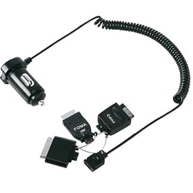 SANWA SUPPLY CAR-CHR51M iPod�A�g�ѓd�b�J�[�`���[�W���[