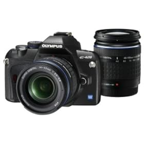 OLYMPUS �f�W�^����჌�t�J���� E-420 �_�u���Y�[���L�b�g E-420WKIT