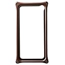 ABEE iPhone4/4S対応 アルミジャケット バンパータイプ ブラウン MA-4J03-BR