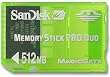 SanDisk���������[�X�e�B�b�NPRO�f���I512MB<GREEN>