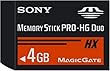 SONY �������[�X�e�B�b�N Pro-HG Duo HX 4GB USB�A�_�v�^�t MS-HX4G