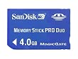 SanDisk SDMSPD-4096-J60 �������[�X�e�B�b�N PRODuo 4GB