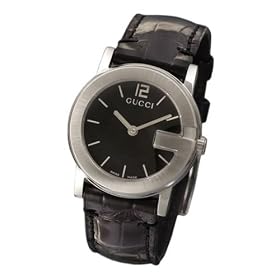 [�O�b�`]GUCCI �r���v 101L YA101503 �u���b�N ���f�B�[�X [���s�A���i]