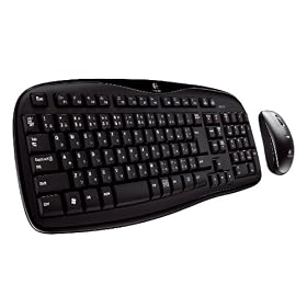 LOGICOOL ���C�����X�f�X�N�g�b�v �L�[�{�[�h&�}�E�X�Z�b�g   MK250