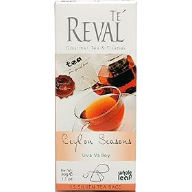 �e�E�����@�[�� �Z�C�����V�[�Y���Y �E�o �e�B�[�o�b�O �R�O�� �i�Q�� �� �P�T�ܓ��jTe Reval Whole Leaf Ceylon Seasons Uva Valley 15 Tea Bags