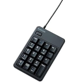 ELECOM �e���L�[�p�b�h M�T�C�Y �����u���� �{�g�� �u���b�N TK-TCM009BK