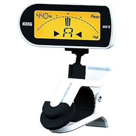 KORG �M�^�[��p�N���b�v�E�`���[�i�[ AW-2G WHT